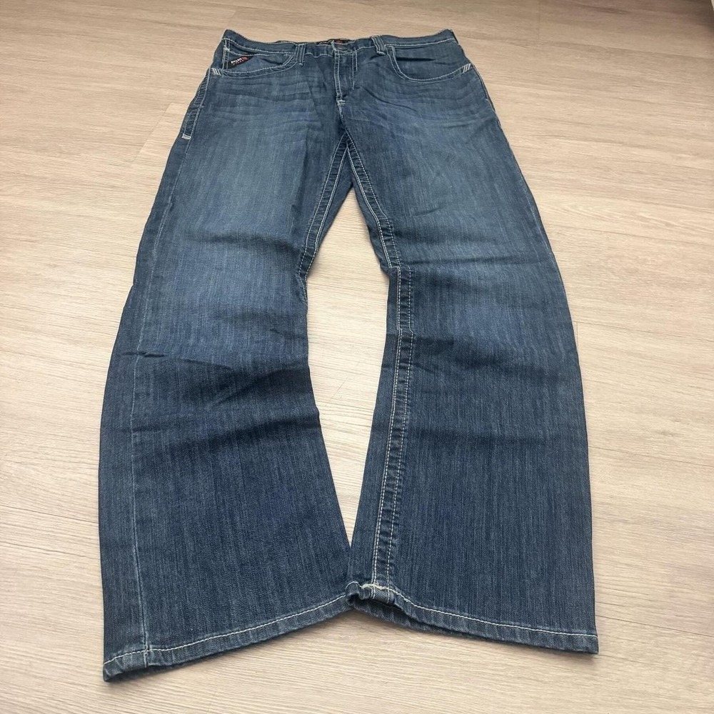 32x32 Ariat Blue Straight Bootcut Jeans Y2K Indie